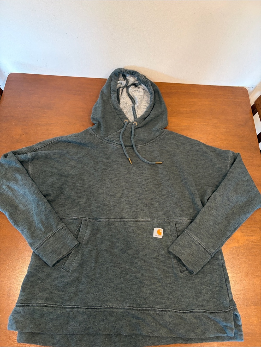 Carhartt women’s deep teal Hooded Pullover Sweatshirt